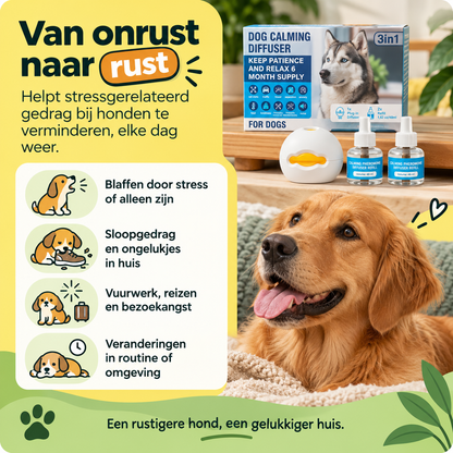Kalmerende Diffuser Kit voor Honden